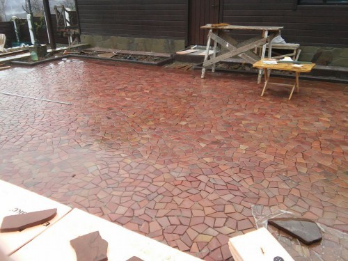  Песчаник брусчатка (Готика) art PSK-L-01  купить в Санкт-Петербурге    2600 руб/кв.м    фото 