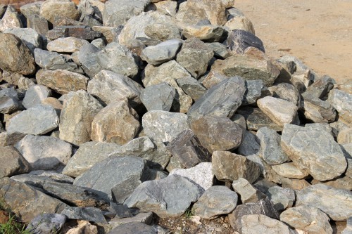  Гранит скальник (серо-зеленый) фр. 100-500 мм.  купить в Санкт-Петербурге гранит зеленый, серый, салатовый крупный ландшафтный валун 6 000 руб/т   фото 